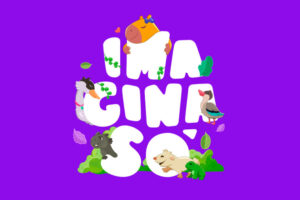 logotipo do imagina só com ilustrações